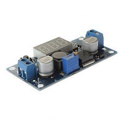Adjustable 3A Step-Down Voltage Regulator LM2596 With 7 Segment Displays - Thumbnail