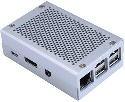 Aliminium Raspberry Pi B+/2/3 Case (Grey) - Thumbnail