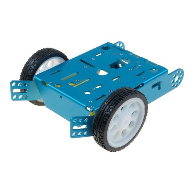 Aluminum Alloy 2WD Robot Chassis - Blue