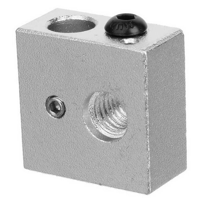 Aluminum Heater Block - MK7 MK8 20x16x12 mm