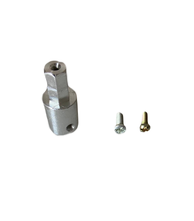 Aluminum motor belly with hexagonal connector - 4mm - 4 pieces - Thumbnail
