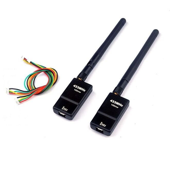 3DR Radio Telemetry 100MW 433Mhz Air and Ground Data Transmission Module for APM 2.6 2.8 Pixhawk Flight Control