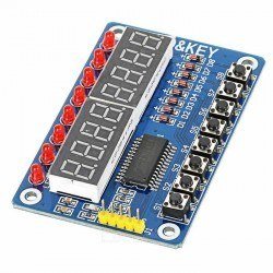 Arduino Compatible 7-Segment Display and Button Modul - Thumbnail