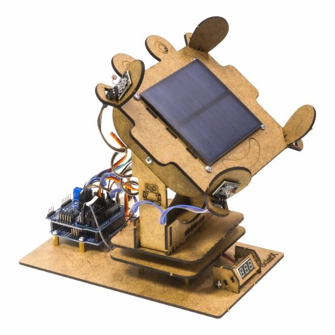 Arduino Solar Tracker System with Electronic Components - SolarX