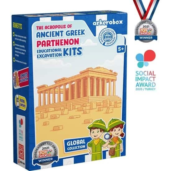 Arkerobox Collection - Ancient Greek Parthenon Educational Excavation Set