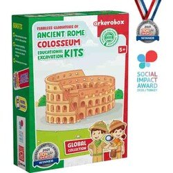 Arkerobox Koleksiyon - Antik Roma Kolezyum Eğitici Kazı Seti - Thumbnail