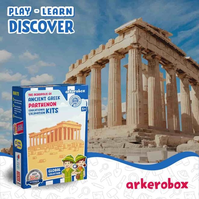Arkerobox Koleksiyon - Antik Yunan Parthenon Eğitici Kazı Seti