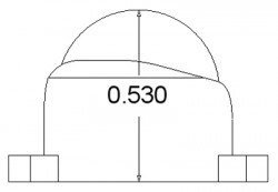 Ball Caster with 1/2 Inch Plastic Ball (Sarhoş Teker 12.7 mm) - PL-952 - Thumbnail