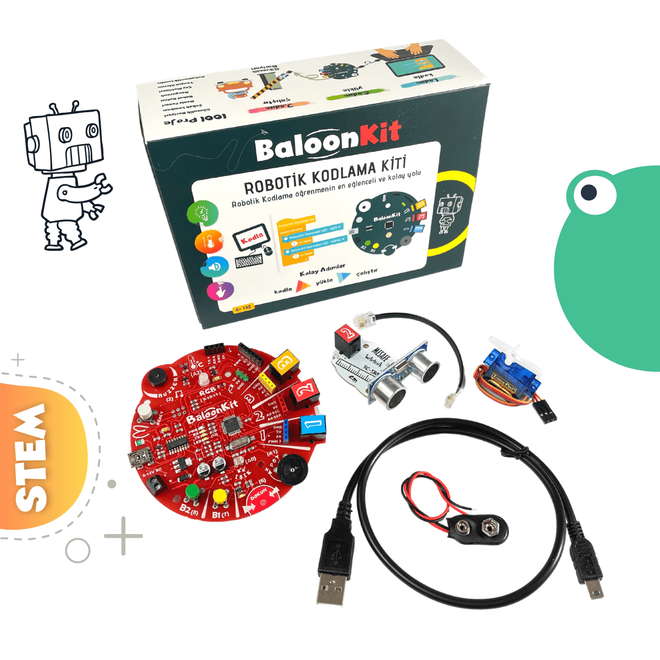 BaloonKit - Robotik Kodlama Seti Kırmızı