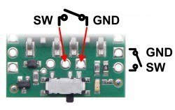 Big MOSFET Slide Switch with Reverse Voltage Protection (High Power) - Thumbnail