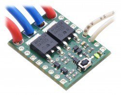 Big Pushbutton Power Switch with Reverse Voltage Protection (High Power) - Thumbnail