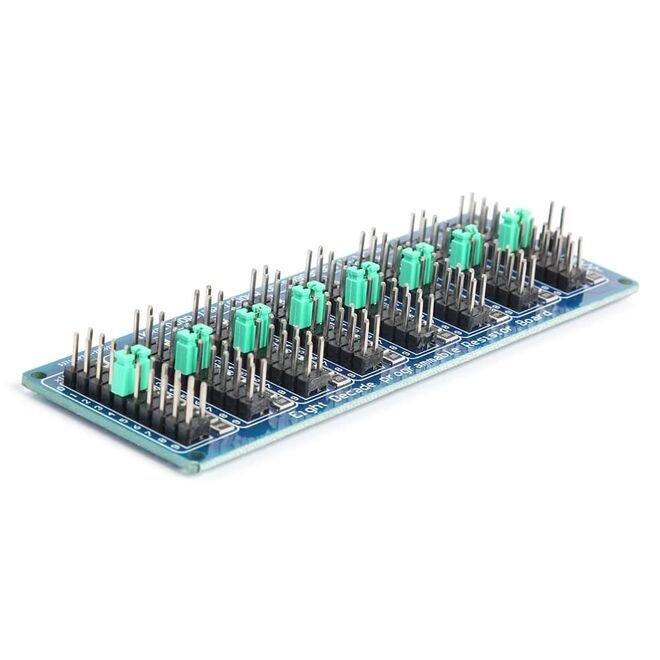 Blue 8 Decade Programmable 0.1R SMD Resistor Board Module