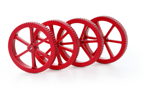 Creality 3D Yazıcı Tabla Ayar Vidası - Kırmızı (Alüminyum)