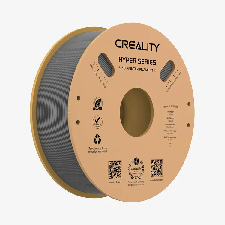 Creality Hyper 1.75mm PLA 3D Filament Gray