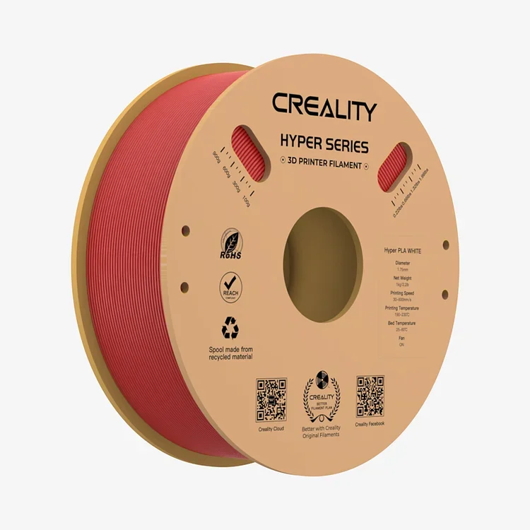 Creality Hyper 1.75mm PLA 3D Filament Red