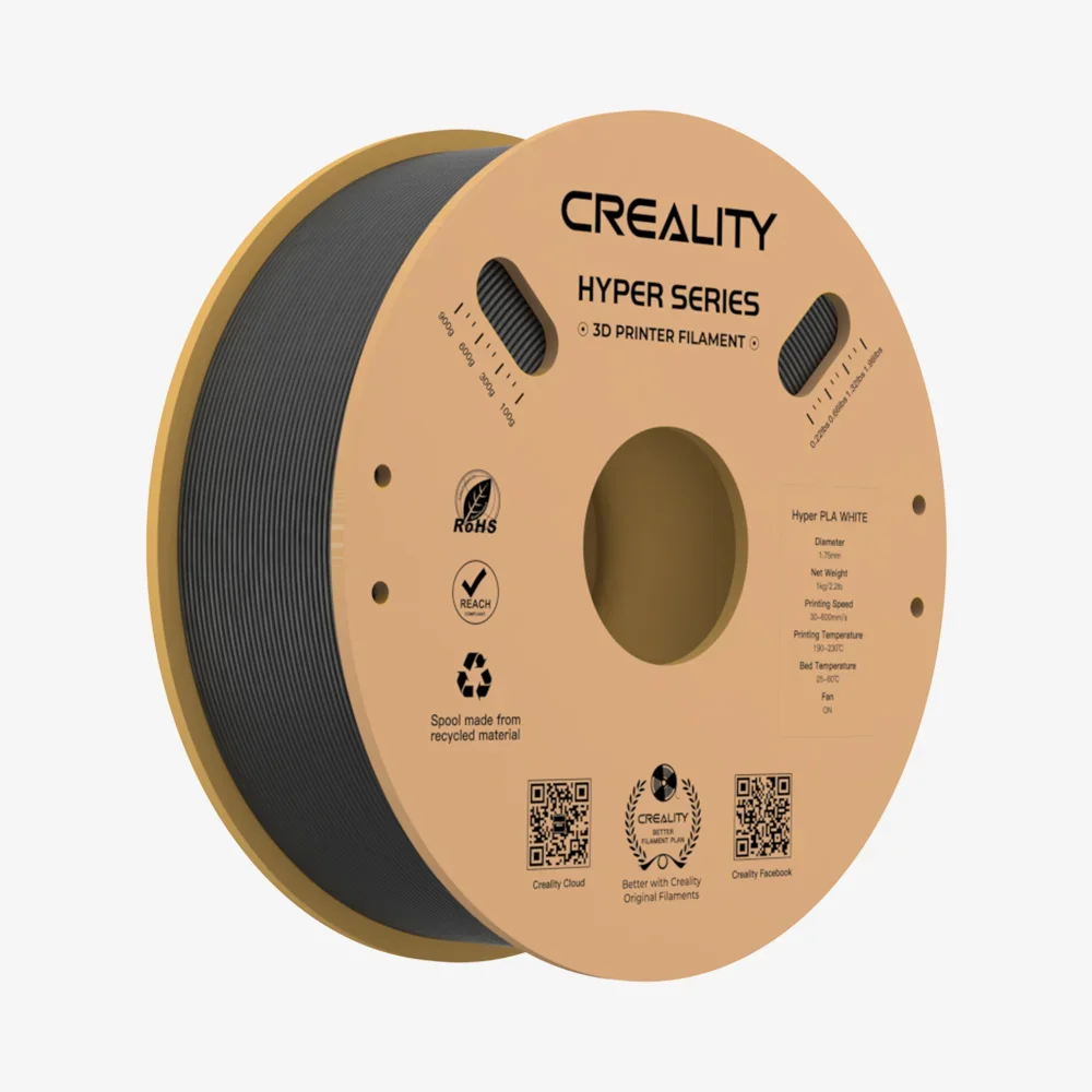 Creality Hyper 1.75mm PLA Siyah 3D Filament