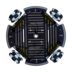 Cruise Robot Platform with Omni Wheel (without Electronics) - Thumbnail