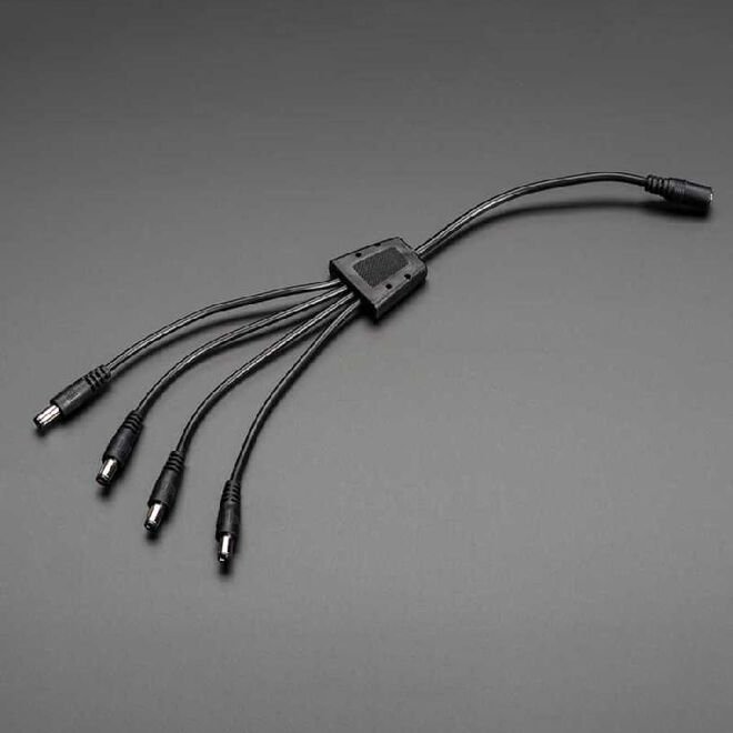 DC Adapter Multiplexer Cable - 4-Headed