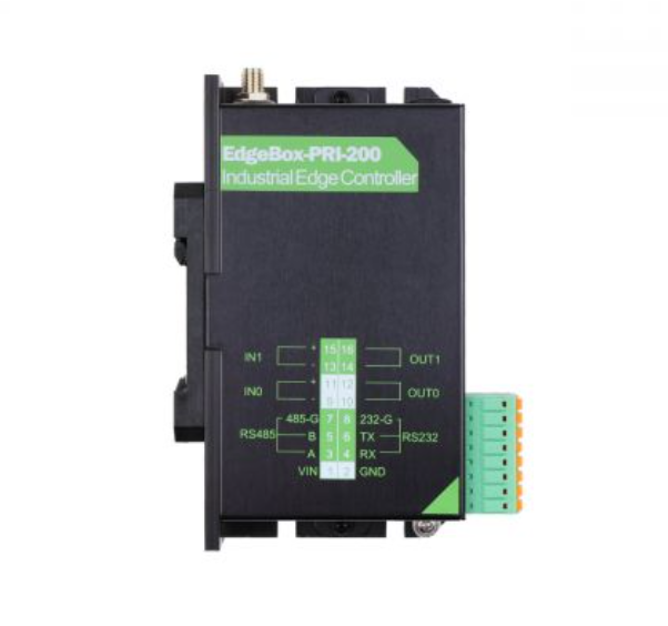 EdgeBox RPi 200 Wi-Fi Destekli Endüstriyel Kontrol Cihazı - 2GB RAM 8GB eMMC
