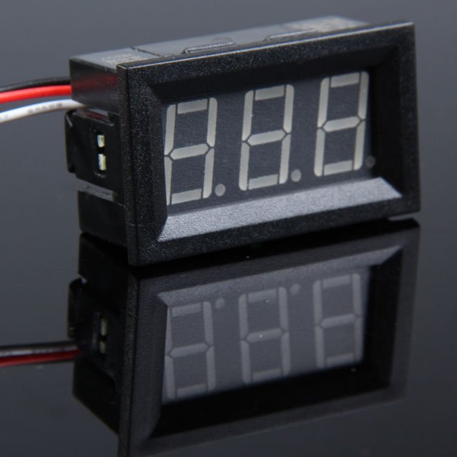 Dijital Panel Voltmetre DC 0-100 V