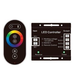 Dokunmatik RGB Şerit Led RF Kontrol Kumandası - 30A - Thumbnail