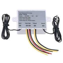 XK-W1088 Dual Digital Temperature Controlled Switch - 220V/AC 1500W - Thumbnail