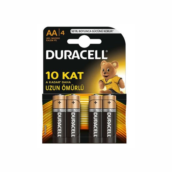 Duracell Basic AA Kalem Pil (4'lü)