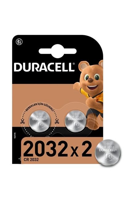 Duracell CR2032 Lithium 3V Pil 2'li