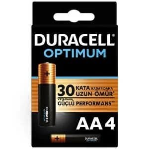 Duracell Optimum AA Battery Pack of 4
