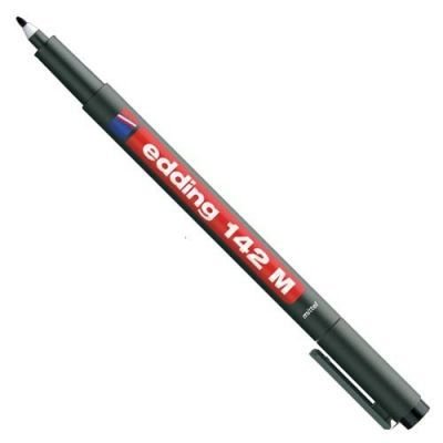 Edding 149 M Black Orianted Circuit Pen(Thick Pin - with Eraser)