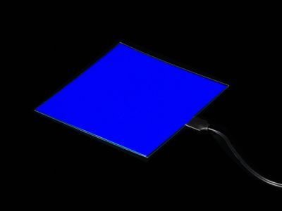 EL Panel - 10 cm x 10 cm - Mavi - AF624