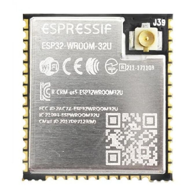 Espressif ESP32-WROOM-32U 8M 64Mbit Flash Wi-Fi Bluetooth Modülü