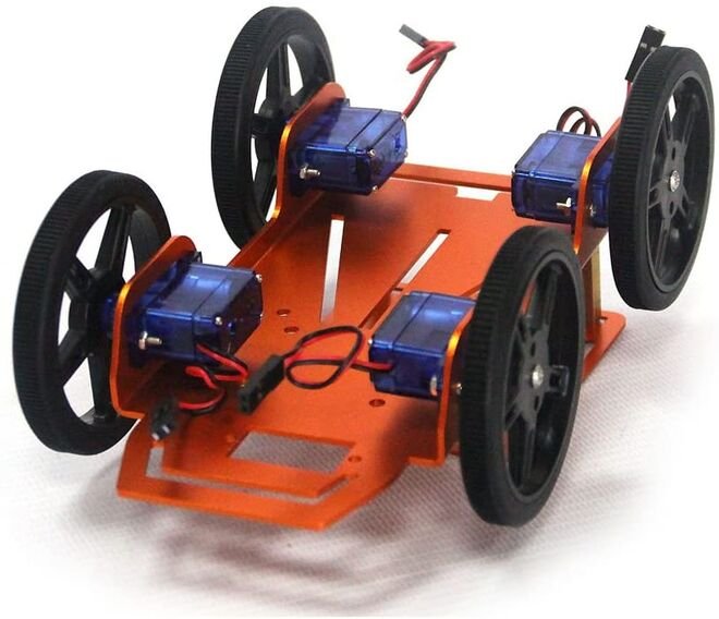 FEETECH 4WD Mini Robot Platform Kiti