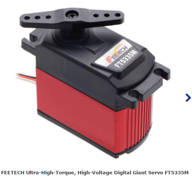 FEETECH Ultra-High-Torque, High-Voltage Digital Giant Servo FT5335M-FB with Position Feedback