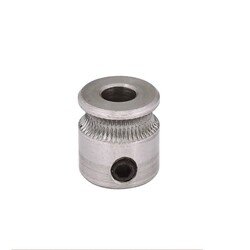 Flanged Stainless Brass MK8 Extruder Gear - 5mm 3mm - Thumbnail