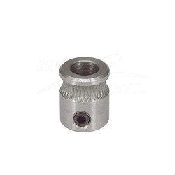 Flanged Stainless Brass MK8 Extruder Gear - 5mm 3mm - Thumbnail