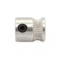 Flanged Stainless Steel MK8 Extruder Gear - 5mm 1.75mm