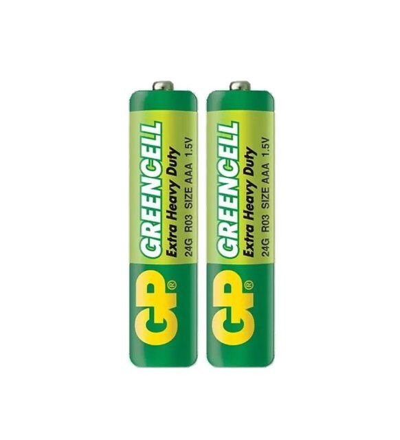 GP GREENCELL Thin Pen Battery AAA/R03 2 Pack