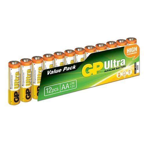 GP Ultra 1.5V AA Battery - Economic 12-Pack