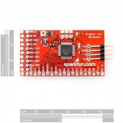 Graphical LCD Serial Converter Board - Thumbnail