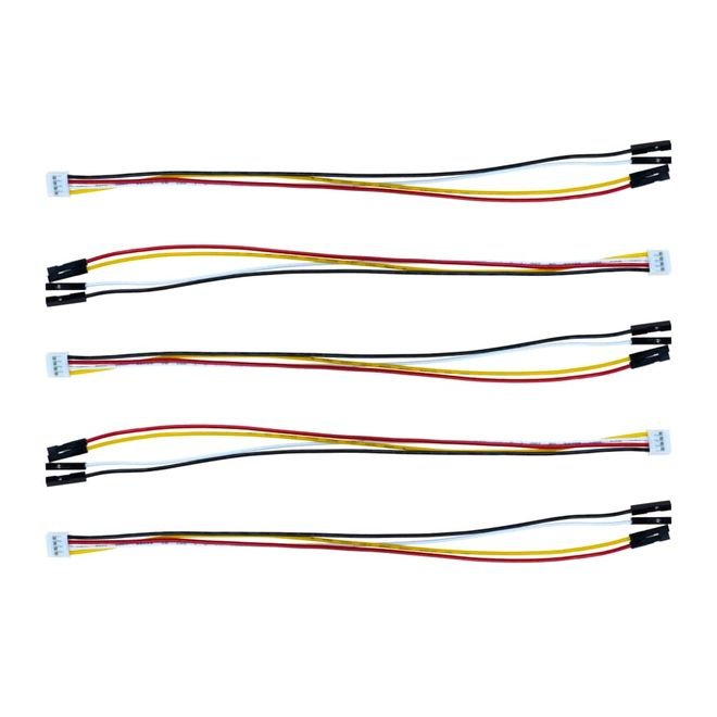 Grove - 4 pin Female Jumper to Grove 4 pin Conversion Cable (5-Pack)