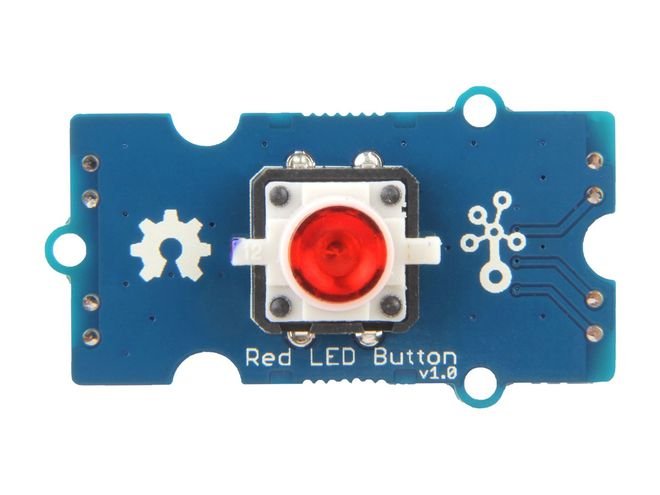 Grove - Kırmızı LED'li Buton