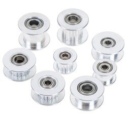 GT2-6mm H Type Toothless Bearing Passive Pulley 20T 5mm - Thumbnail