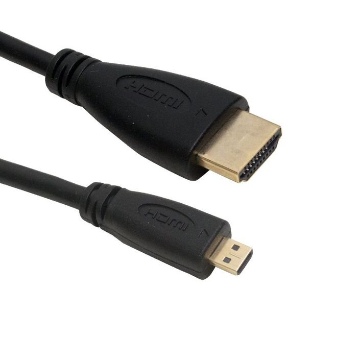 HDMI Erkek Mikro HDMI Erkek Altın Uçlu Kablo - 1.5 M 