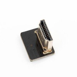 HDMI Plug - Dik - Sol (L tipi - DIY HDMI Kablo ile Birlikte Kullanılabilir) - Thumbnail