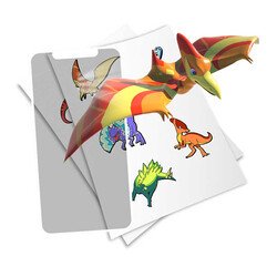 HoloToyz Sticker Jurassic Dinos AR Compatible Sticker - Thumbnail