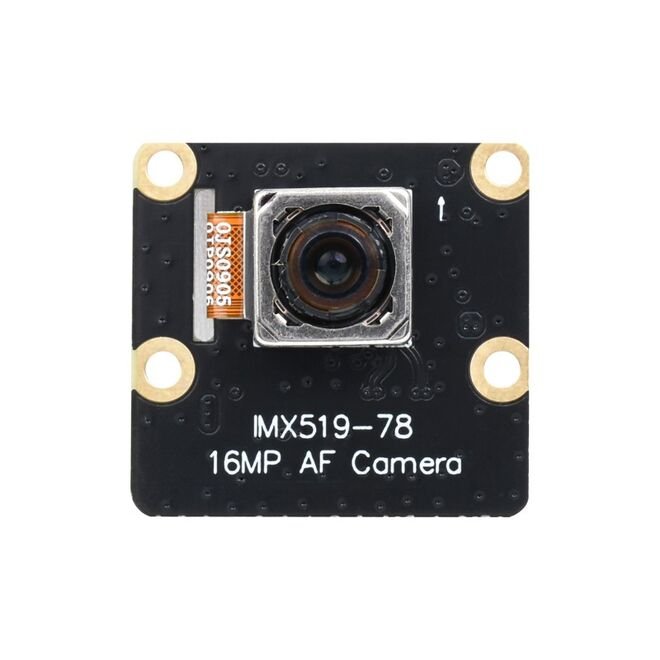 IMX519-78 16MP AF Camera, Auto Focus, high detection camera for Raspberry Pi