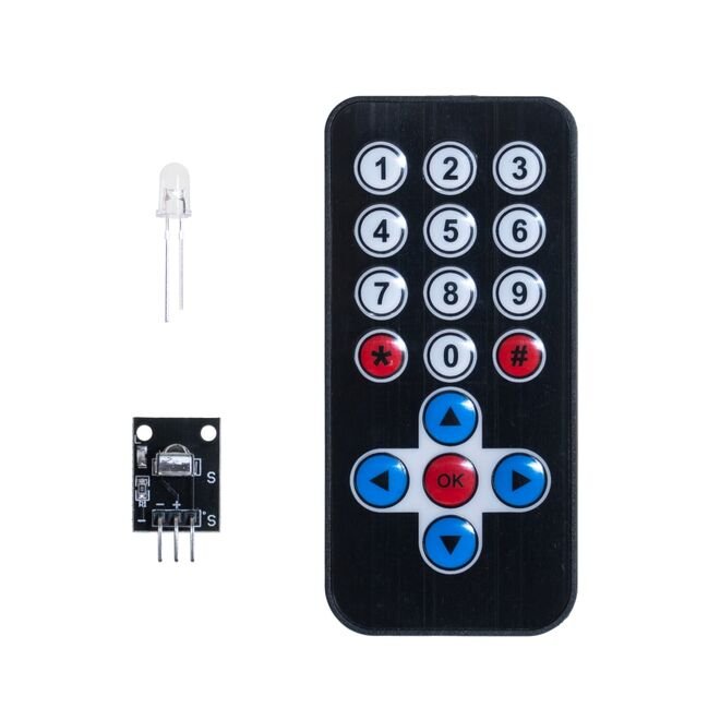 IR Receiver Module Wireless Remote Control Kit