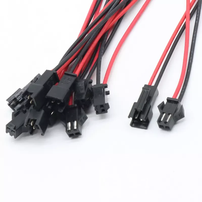 JST SM 2 Pin Connector - 22AWG 20cm - Thumbnail