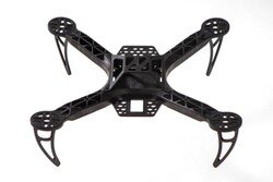KK260 Siyah Naylon 4 Eksenli Quadcopter Gövde (Frame) Takımı - Thumbnail